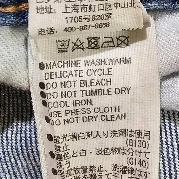 MOUSSY VINTAGE Comfort Velma Skinny Denim Jeans Blue Size 24 - Picture 8 of 8